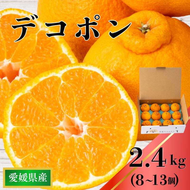 [2027年先行予約]デコポン 2.4kg みかん [2027年3月上旬から順次発送予定] 人気 数量限定 柑橘 愛媛 伊予市|B32