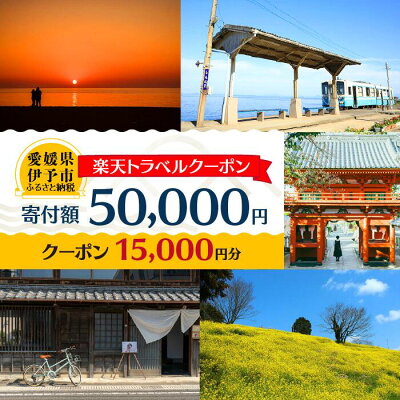 楽天ふるさと納税　【ふるさと納税】愛媛県伊予市の対象施設で使える楽天トラベルクーポン 寄附額50,000円