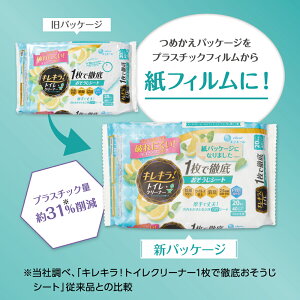 【ふるさと納税】キレキラ！ トイレクリーナー 1枚で徹底お掃除シート シトラスミントつめかえ用 20枚×12パック