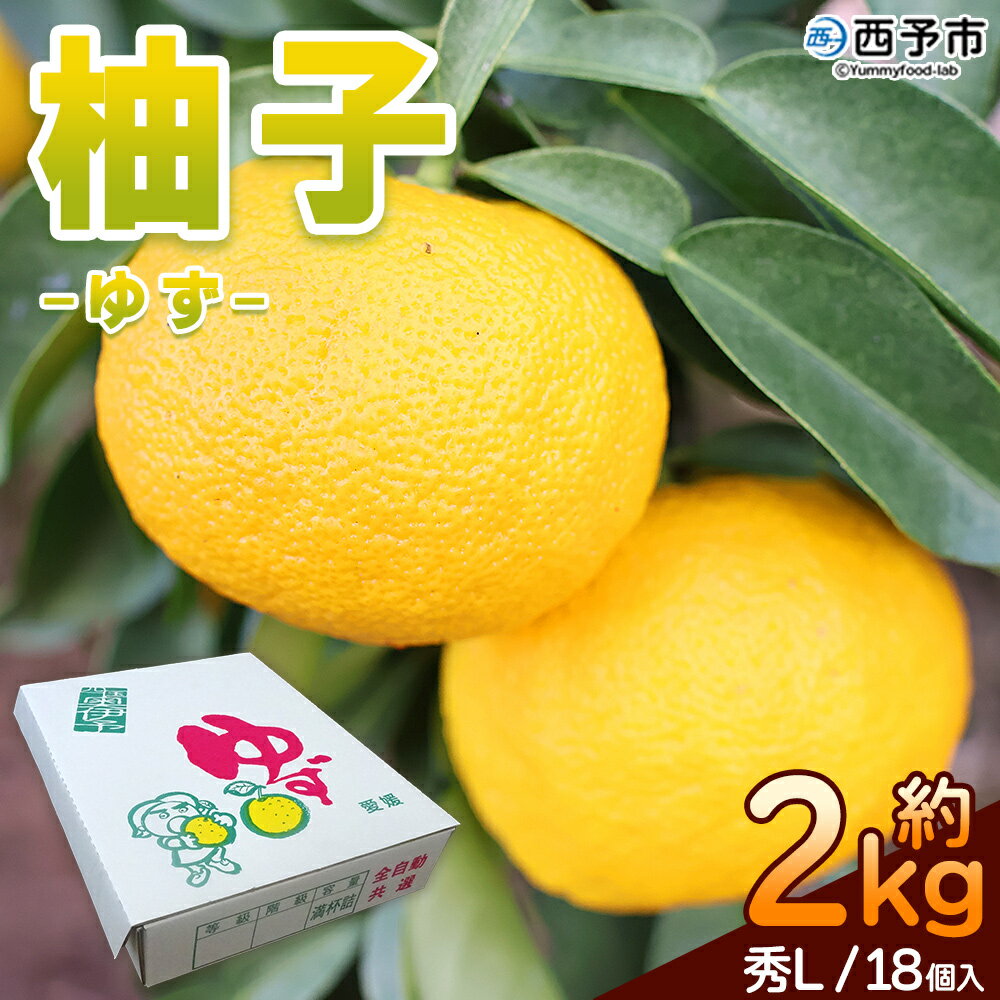 【ふるさと納税】＜柚子 秀 Lサイズ 18個＞ 約2kg 2000g ゆず 国産 果物 フルーツ 低樹高栽培 おいしい..