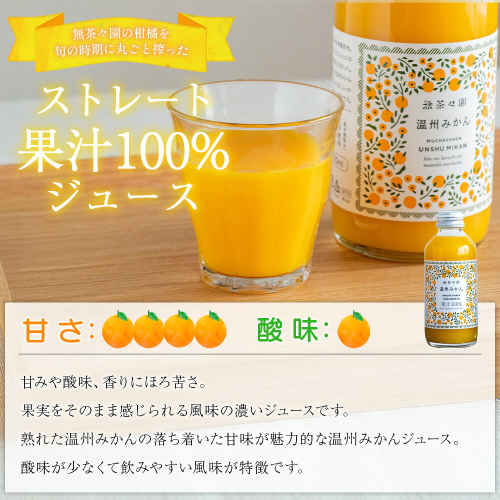 【ふるさと納税】＜無茶々園の温州みかんジュース 180ml 12本＞『1か月以内に順次出荷予定』柑橘 果物 オレンジ フルーツ ストレート 果汁100% 温州ミカン 蜜柑 丸ごと 糖度 甘い 甘味 飲んで応援 特産品 無茶々園 愛媛県 西予市 【常温】 f382141-seiyo-10001521 愛媛県西予市 サンプル画像3