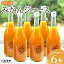 19位! 口コミ数「0件」評価「0」＜おはこ屋のみかんジュース 720ml×6本セット＞ 果物 フルーツ 柑橘 ミカン 温州みかん 蜜柑 果汁 100％ ストレート 無添加 特･･･ 