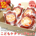 【ふるさと納税】<人気No.1!トマト6個がギュギュッと詰まった こどもケチャップ 4個セット 添加物不使用> とまと 無添加 完熟 調味料 子供 パスタソース...