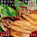 24位! 口コミ数「0件」評価「0」骨までおいしい干物「まるとっと」1尾セット　【 魚貝類 加工品 干物セット 魚 おかず あじ開き みりん干し さんま開き たい丸物 朝食 食･･･ 