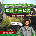 【ふるさと納税】草刈サービス(空家、空地管理)300平米まで