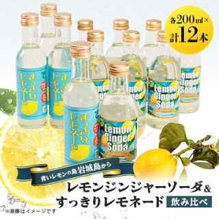 レモンな生姜サイダー8本とすっきりレモネード4本 レモンな生姜サイダー8本とすっきりレモネード4本