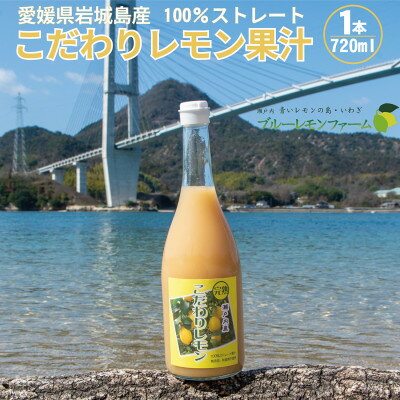 愛媛 ブルーレモンファームのレモン果汁 720ml 1本