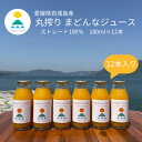 【ふるさと納税】シュガーファームの丸搾り まどんなジュース 180ml×12本【1500891】