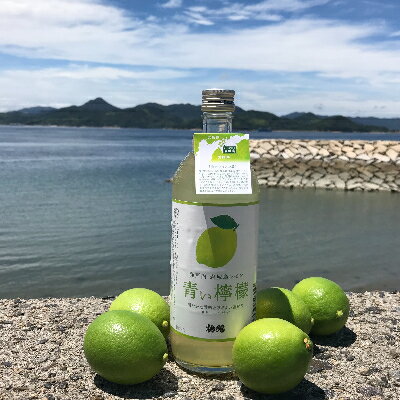 【ふるさと納税】【2022年4月上旬発送】青い檸檬(クラフトリキュール)720ml×1本　岩城産レモン使用【お酒】【6381600】のサムネイル