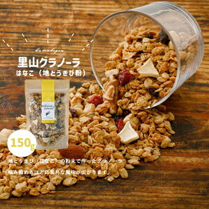 【ふるさと納税】グラノーラ「はなこのグラノーラ(150g×1袋)」 | シリアル オートミール 朝食 食品 地とうきび ナッツ フルーツ アーモンド クルミ カシューナッツ レーズン クランベリー 自家製干しりんご 里山グラノーラ トッピング お菓子 ザクザク食感 国産