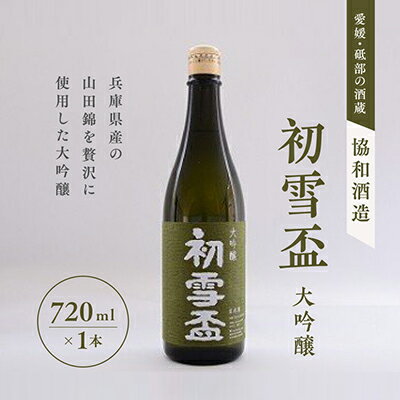 【ふるさと納税】初雪盃 大吟醸　【 酒 お酒 日本酒 山田錦 旨味 さっぱり さわやか 】