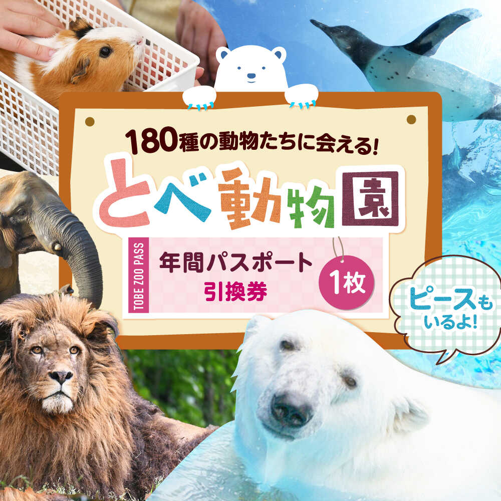 【ふるさと納税】入場券 とべ動物園「年間パスポート」 1枚 / 動物園 チケット 年パス 入場券 優 ...