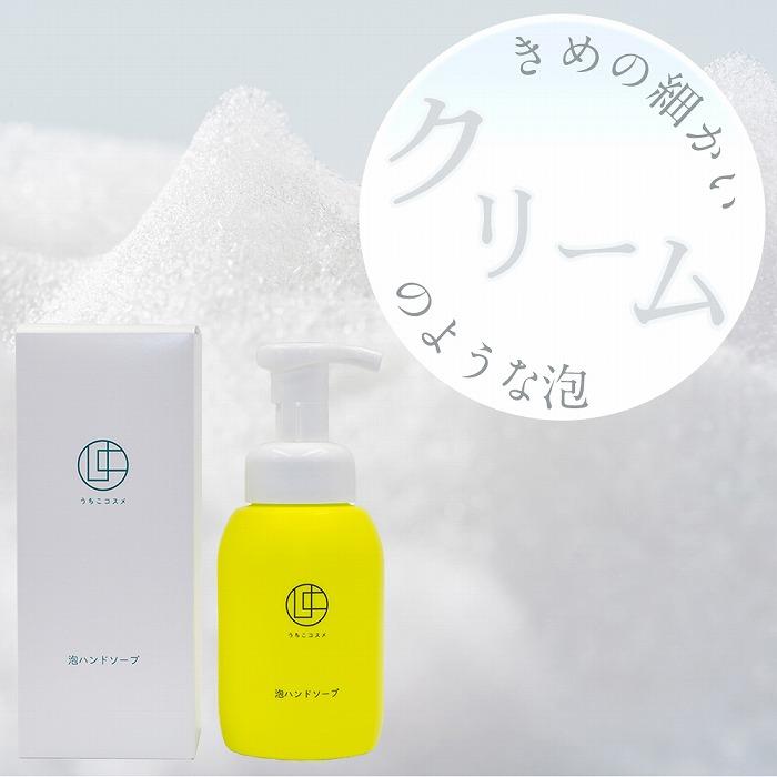 【ふるさと納税】うちこコスメ泡ハンドソープ　250ml | スキンケア 洗浄 化粧品 コスメ 美容 人気 おすすめ 送料無料