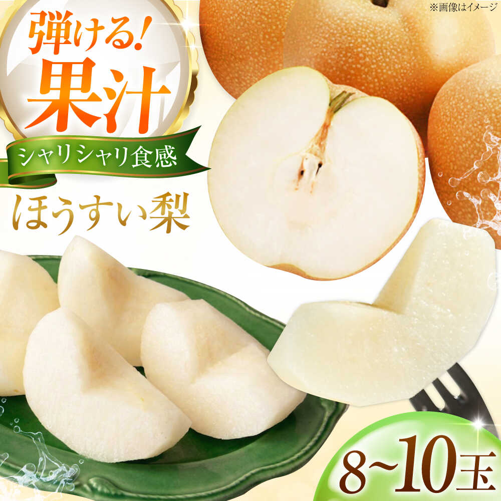【先行予約】【ふるさと納税】藤渕果樹園の豊水梨（ほうすいなし） 8〜10玉入り 〈2026年8月〜発送〉 ／ 梨 なし ナシ 豊水梨 ほうすい梨 豊水ナシ フルーツ 果物 くだもの 食品 人気 おすすめ 季節のフルーツ 【株式会社内子フレッシュパークからり】[BKAD063] 15000円