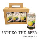 6位! 口コミ数「0件」評価「0」UCHIKO THE BEER　350ml×6缶セット | お酒 さけ クラフトビール 人気 おすすめ 送料無料 ギフト