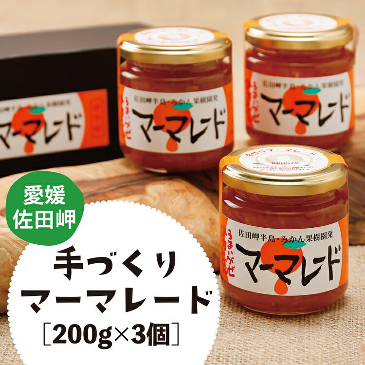 10位! 口コミ数「0件」評価「0」【愛媛県産】うまいがぜ伊方手作りマーマレード（200g×3個）◇