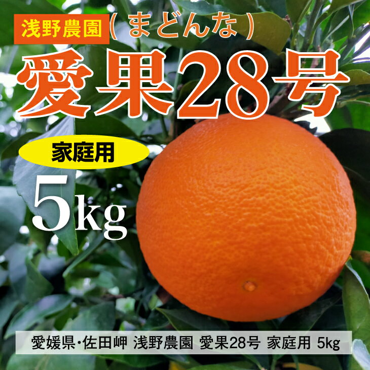 69位! 口コミ数「0件」評価「0」【先行予約】【数量限定】浅野農園の愛果28号（まどんな）家庭用5kg｜柑橘 みかん ミカン フルーツ 果物 愛媛 有名 代表 高級 ※202･･･ 