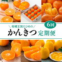 【ふるさと納税】【愛媛県共通返礼品】【定期便】愛媛の柑橘定期便(全6回)(日の丸みかん・紅まどんな・いよかん・不知火(デコポン)・せとか・河内晩柑) ※2025...