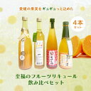 日本一の果物生産県である愛媛ならではの、様々な果実が使用されたリキュールのセットです。 日本一の生産を誇るキウイで造られた「金熟」は果実がたっぷり入っており濃厚です。 砥部の希少な七折小梅で漬け込んだ梅酒は、小ぶりな梅をふんだんに使った贅沢...