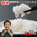 【ふるさと納税】 新米 令和7年産 にじのきらめき 5kg/10kg 米 お米 愛南町産 白米 精米 虹のきらめき 人気 産地直送 国産 農家直送 期間限定 数...
