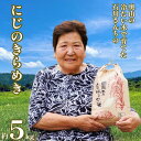 【ふるさと納税】 新米 令和7年度産 奥山の冷たい水で育てた 石川さんちの『にじのきらめき』5kg 17000円 お米 米 こめ 産地直送 国産 令和7年度産 ...