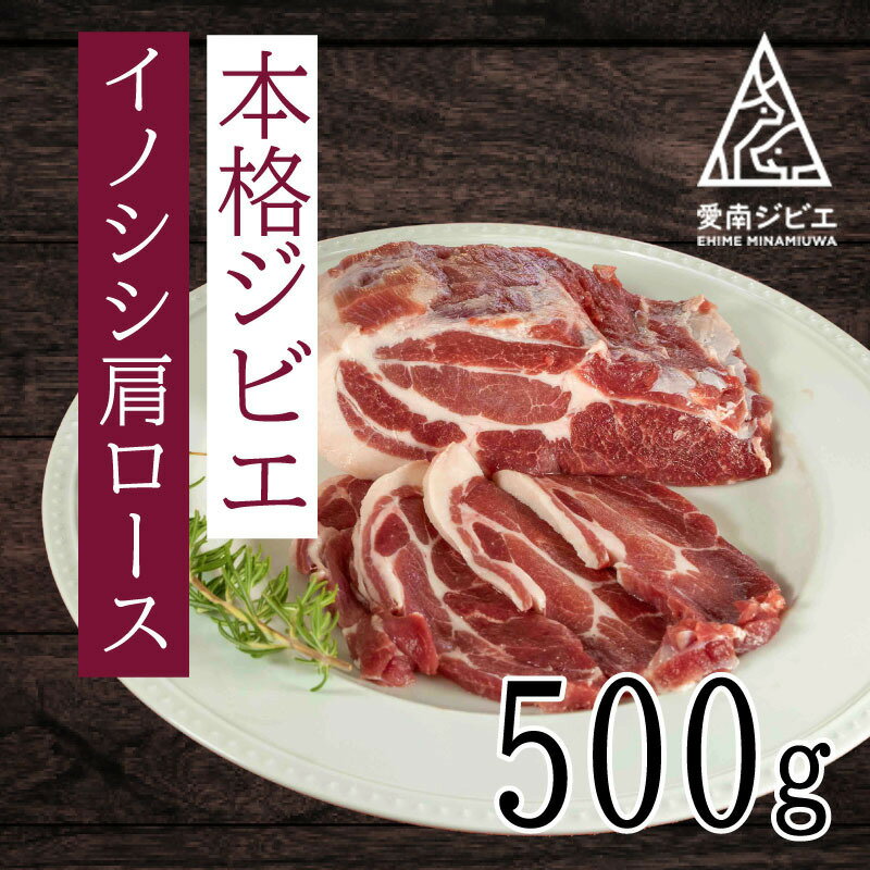 【ふるさと納税】 猪 イノシシ ジビエ 肩 ロース 500g 国産 天然 猪肉 生肉 低脂質 高タンパク 鉄分 豚肉 4倍 ヘルシー アスリート