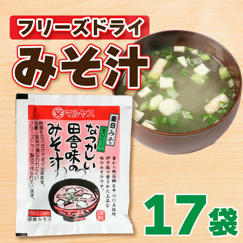 フリーズドライ 味噌 汁 みそ 即席 はだか 麦 極 甘口 瀬戸内 南予 田舎 健康 小麦 アレルギー レトルト 10000円 常温 国産 ご当地 愛媛 愛南 老舗 マルヤス