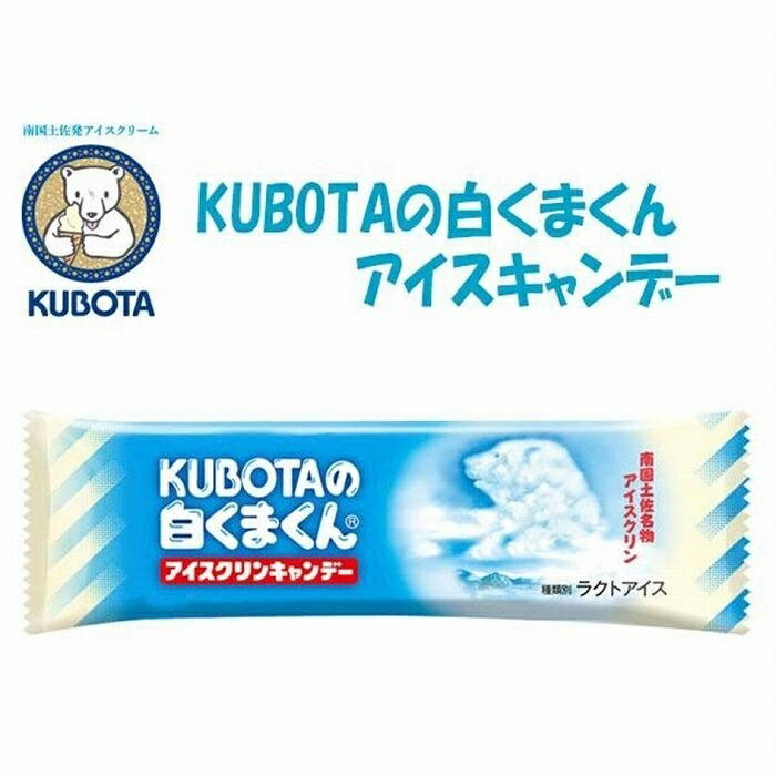 【ふるさと納税】KUBOTAの白くまくんアイスクリンキャンデー　20本入 | 久保田食品 | 菓子 おかし 食品 人気 おすすめ 送料無料 高知 1