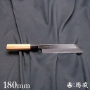 27位! 口コミ数「0件」評価「0」土佐打ち刃物 ムキモノ包丁 180mm/片刃/上白鋼/イチイ八角柄/徳蔵オリジナル【27017】