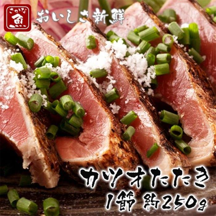 【ふるさと納税】カツオたたき1節 大きいサイズ 約250g | 魚 お魚 さかな 食品 人気 おすすめ