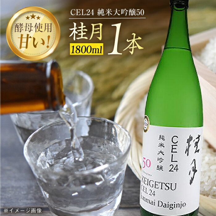 【ふるさと納税】【年内発送】桂月 CEL24 純米大吟醸50 1800ml 1本 日本酒 地酒 【近藤酒店】[ATAB084]のサムネイル