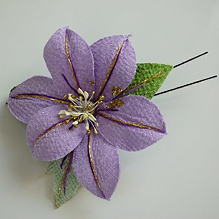 髪飾り(てっせん) らんまん 花 雑貨 造花 インテリア お祝い ギフト 贈答 人気 送料無料 高知市 [花工房美呂][ATCO001]