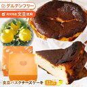 【ふるさと納税】文旦バスクチーズケーキ 絵本作家柴田ケイコさんデザイン キャラクターステッカー3枚付き 直径12cm (1ホール) / 冷凍 チーズケーキ チー...