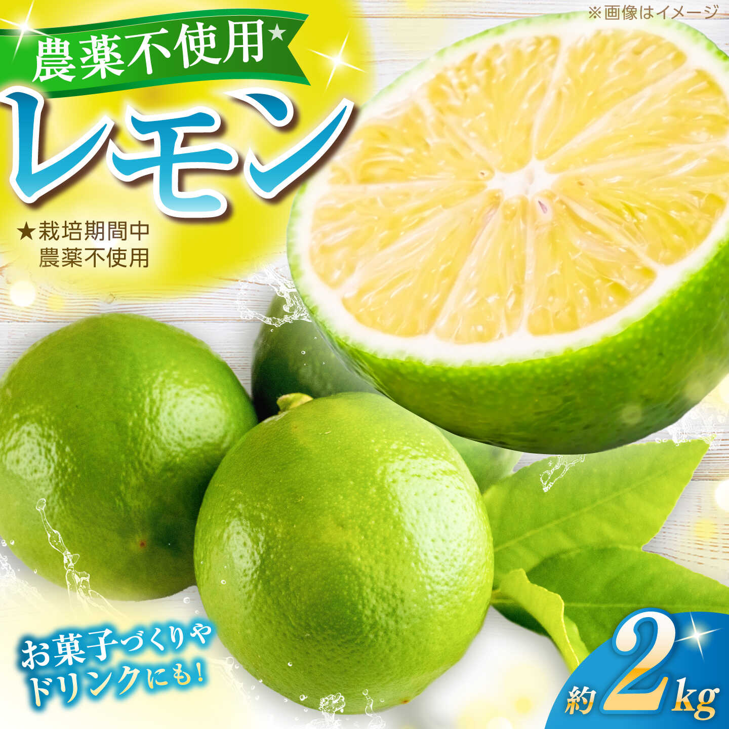 [先行予約] レモン 約2kg 栽培期間中農薬不使用 [2026年10月上旬〜2026年12月末] / 高知 レモン 果物 柑橘 フルーツ デザート 調味料 料理 [川渕果樹園][ATHX008]