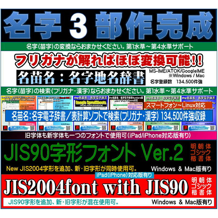 【ふるさと納税】【表計算ソフトでフリガナ・漢字から強力検索】名苗名：名字電子辞書 for Excel-365版(Apple)Mac/iPad/iPhone対応