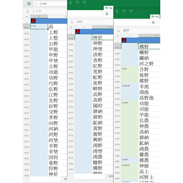 【ふるさと納税】【表計算ソフトでフリガナ・漢字から強力検索】名苗名：名字電子辞書 for Numbers版(Apple)Mac/iPad/iPhone対応