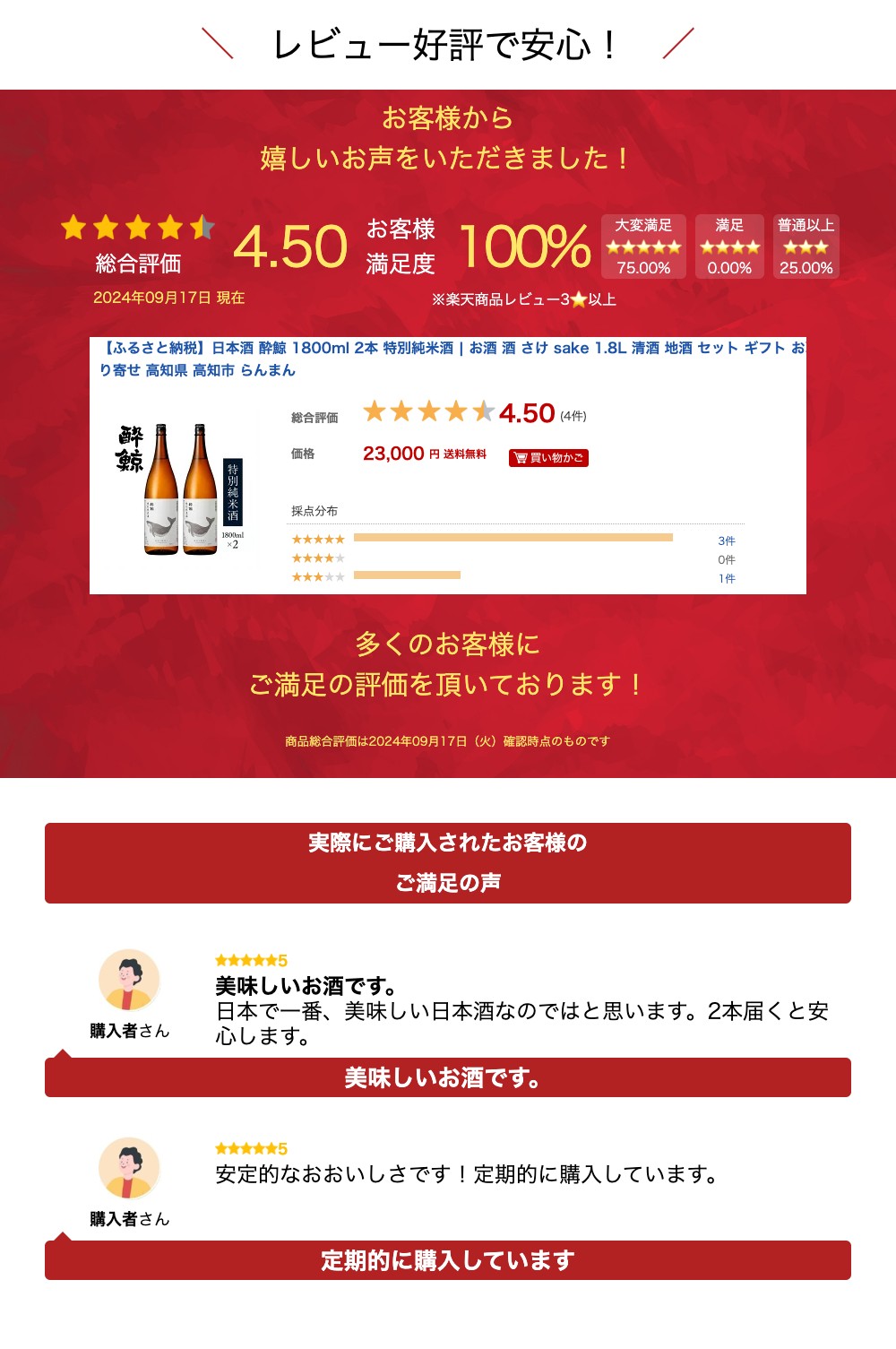 【ふるさと納税】日本酒 酔鯨 1800ml 2本 特別純米酒 | お酒 酒 さけ sake 1.8L 清酒 地酒 セット ギフト お取り寄せ 高知県 高知市