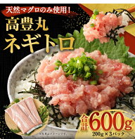 【ふるさと納税】高豊丸ネギトロ600g＜訳あり ねぎとろ まぐろたたき 小分け 天然マグロ 鮪 高品質 ビンチョウ　キハダ　送料無料 TK002＞