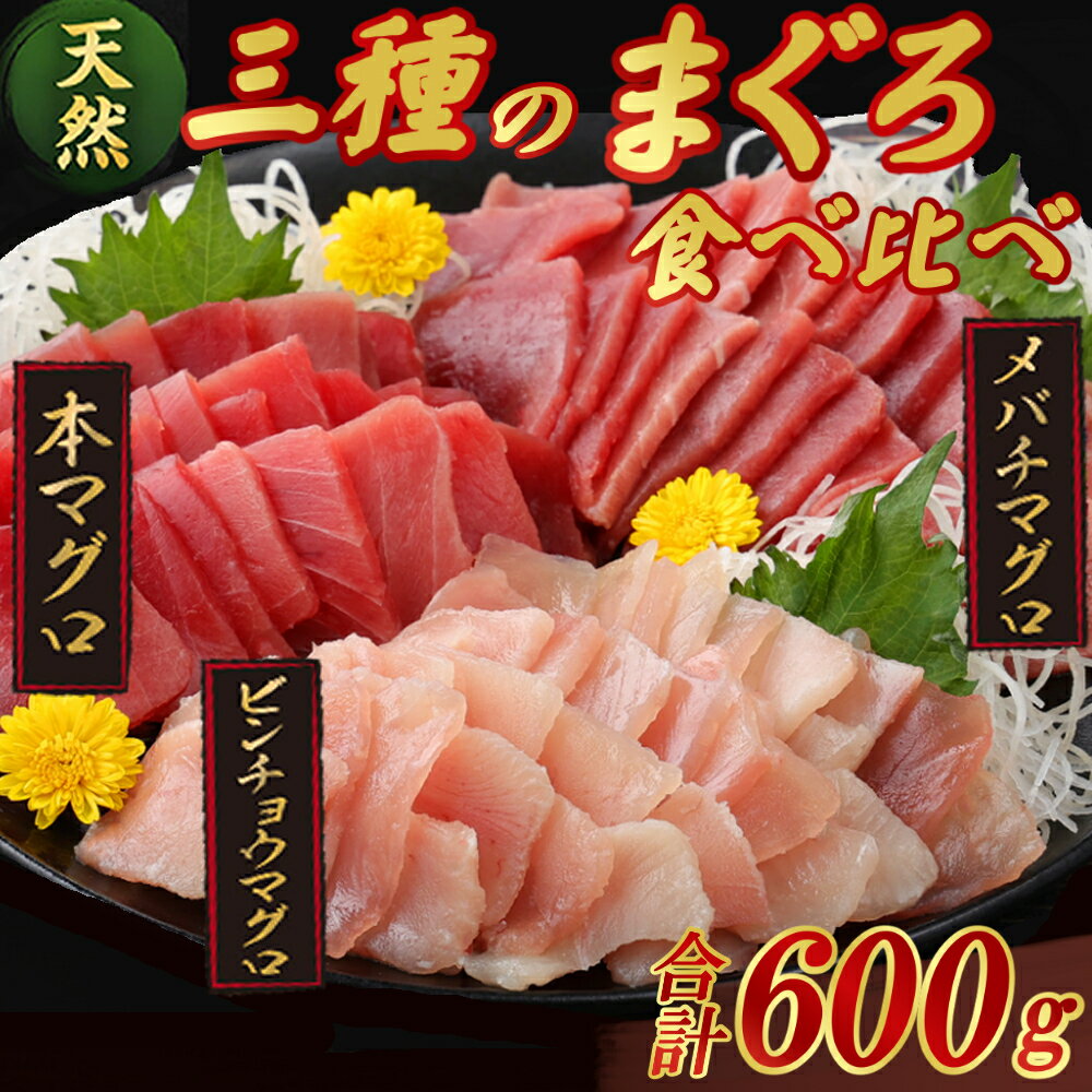 【ふるさと納税】 【3種のまぐろお手軽グルメセット】 600g 本マグロ ビンチョウマグロ メバチマグロ スライス 切り落とし 切落し 天然 鮪 刺身 刺し身 ...