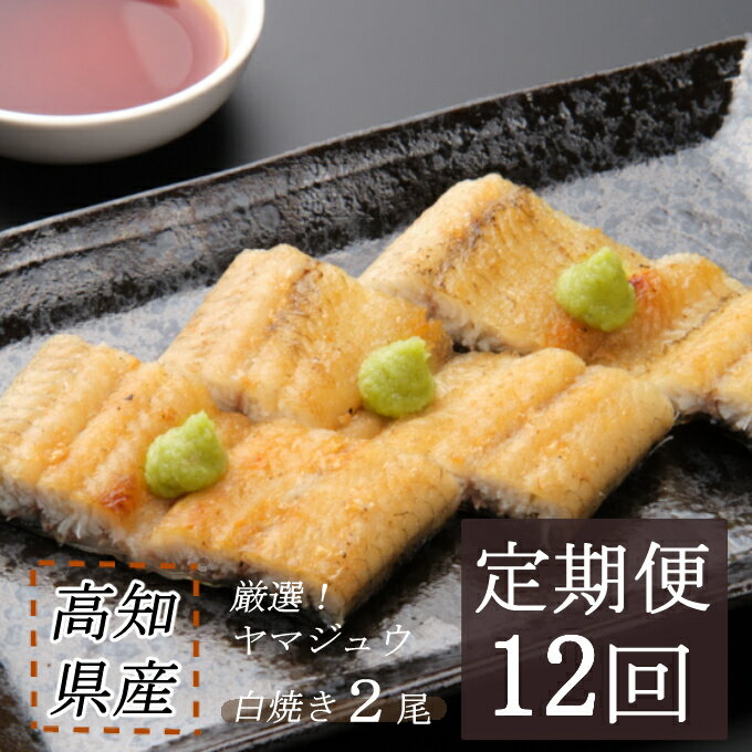 【ふるさと納税】 ヤマジュウ厳選!国産うなぎ白焼き2尾【12回定期便】 ウナギ 鰻 白焼き 加工品 魚 魚介類 惣菜 冷凍 送料無料 yj054