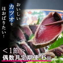 魚介類・水産加工品(カツオ)人気ランク24位　口コミ数「0件」評価「0」「【ふるさと納税】【偶数月6回定期便】【コロナ緊急支援品】厳選かつおの完全わら焼きたたき 1回あたり1節 室戸海洋深層水の塩付き かつおのたたき カツオのたたき 鰹 カツオ たたき 海鮮 冷凍 送料無料 kr017」