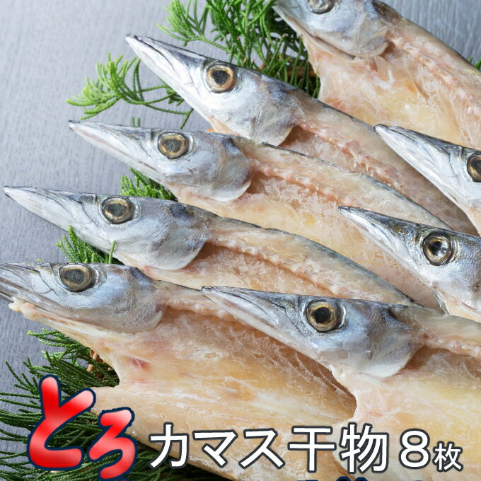 22位! 口コミ数「1件」評価「4」トロカマス干物セット（8枚） 惣菜 冷凍 かます 魚介 海鮮 魚 高知県 室戸市 お酒の肴 おつまみ おかず iz025