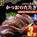 【ふるさと納税】 キッチンカフェ海土 炭焼き かつおタタキ 3節 7〜10人前 (ポン酢・塩付き) かつおのたたき カツオのたたき 鰹 カツオ たたき 海鮮 ...