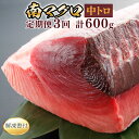 【ふるさと納税】 【3回定期便】 天然南マグロ 中トロ 1柵 解凍書付 海鮮 魚介 鮪 惣菜 冷凍 ミナミマグロ 刺身 漬け丼 海鮮丼 マグロ丼 ちらし寿司 ネ...