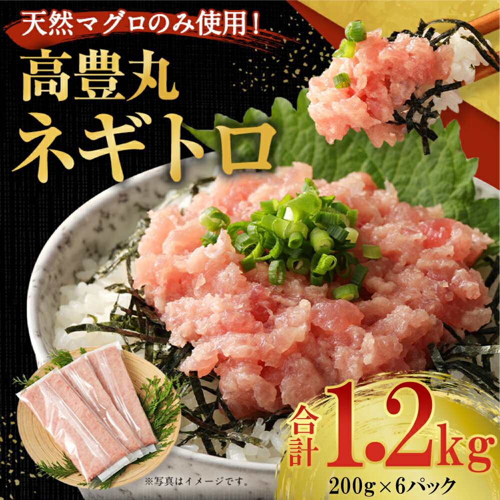 【ふるさと納税】 ネギトロ 1.2kg (200g×6パック) 冷凍 小分け | ねぎとろ 国産 まぐろ 鮪 まぐろたたき ギフト 個包装 魚 魚介 海鮮 新鮮...