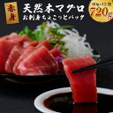 【ふるさと納税】 天然本まぐろ 【お刺身ちょこっとパック】 赤身 切落し 720g 60g×12パック お手軽 食べきりサイズ 切り落とし お刺身 魚介類 海鮮...