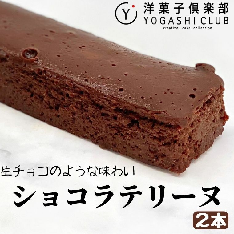 ショコラテリーヌ 2本 (160g×2本) 高知県安芸市 洋菓子倶楽部 カカオ50%のチョコを使用 生チョコのような味わいのチョコレートケーキ ギフト 送料無料 濃厚 焼菓子
