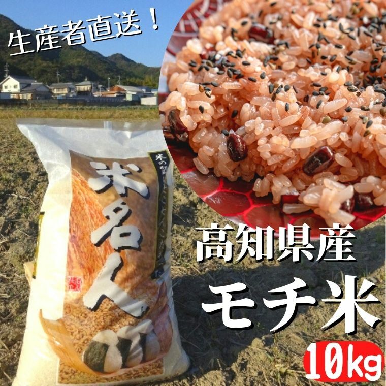 【ふるさと納税】《令和5年産》モチ米 10kg 高知県安芸市 高知県産 農家直送 もち米