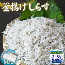 【ふるさと納税】 定期便3回 釜揚げしらす 1.2kg シラス しらす ちりめん じゃこ かちり 小魚 魚貝 魚貝類 海鮮 釜揚げ ごはん 丼 魚 料理 しらす...