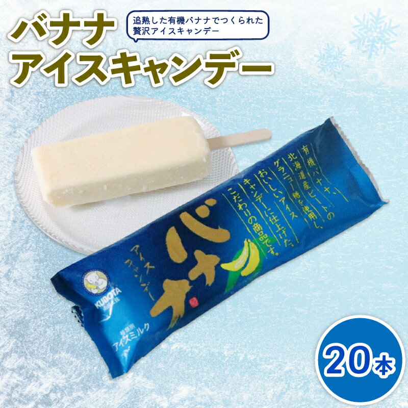 バナナアイスキャンデー80ml×20本 | アイスクリーム アイスキャンディー 人気 フルーツアイス アイスセット 詰め合わせ スイーツ ジェラート 久保田食品 高知県 南国市